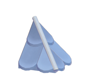 Cyan Scale hipped roof