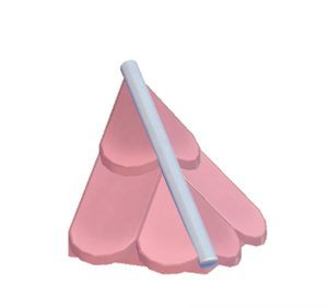 Pink Scale hipped roof