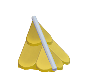 Yellow Scale hipped roof