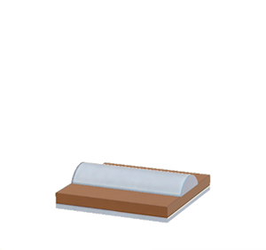 Brown Scale roof decoration
