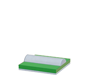 Green Scale roof decoration