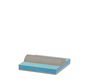 Beige Scale roof decoration