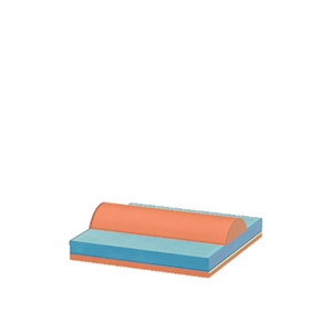 Orange Scale roof decoration