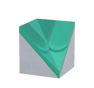 Aquamarine Scale roof valley