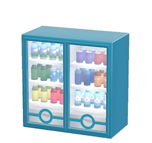 Blue Shop fridge