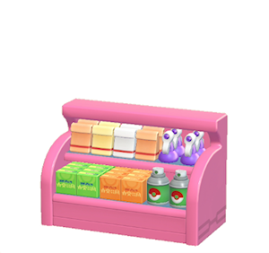 Rose Shop shelf
