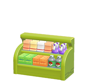 Lime Shop shelf