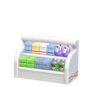 Cyan Shop shelf