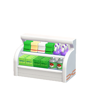 Green Shop shelf