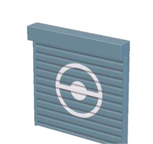 Blue Shutter