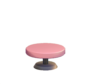Pink Side table