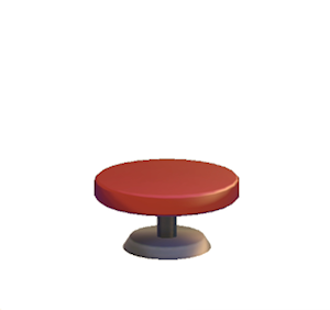 Red Side table