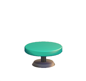 Aquamarine Side table