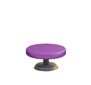 Purple Side table