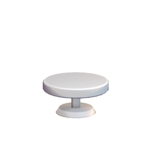 White Side table