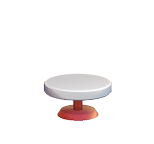 Red Side table
