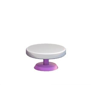 Purple Side table