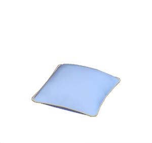 Cyan Simple cushion