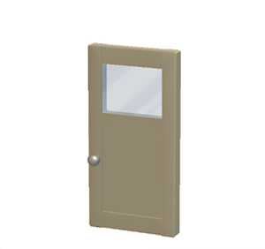 Beige Simple door