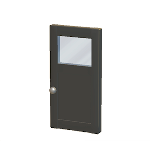 Black Simple door
