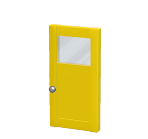 Yellow Simple door