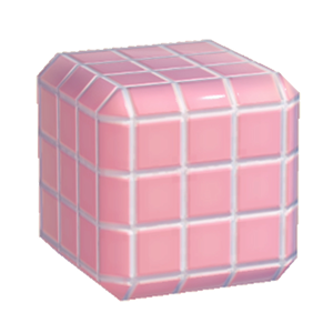 Pink Simple square tiling