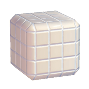 White Simple square tiling