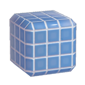Blue Simple square tiling