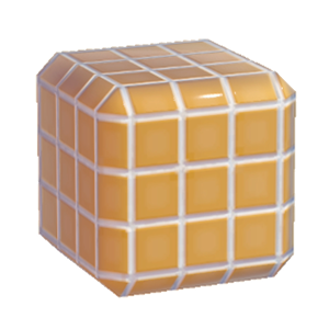 Yellow Simple square tiling