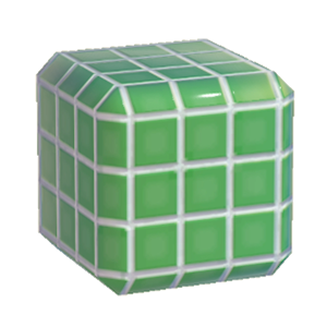 Green Simple square tiling