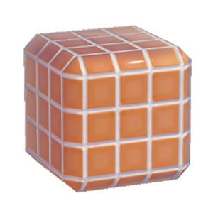 Orange Simple square tiling
