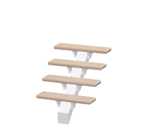 Beige Sleek steps