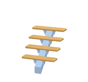 Cyan Sleek steps