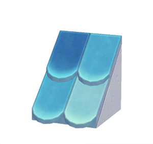 None Sloped scale roof