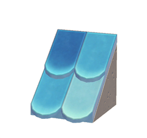 Black Sloped scale roof