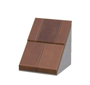 Brown Sloped stone roof