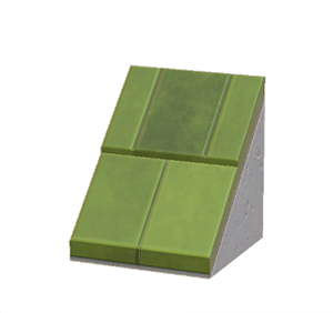 Lime Sloped stone roof