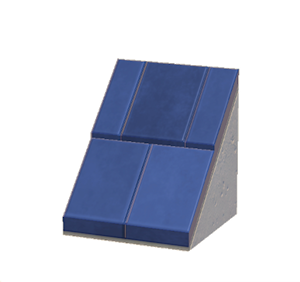 Navy Sloped stone roof