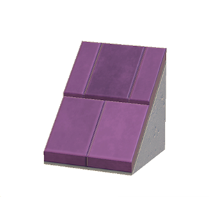 Purple Sloped stone roof