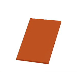 Red Sloped tent roof