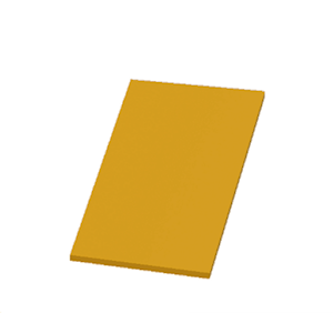 Yellow Sloped tent roof