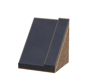 Black Sloped tiled roof