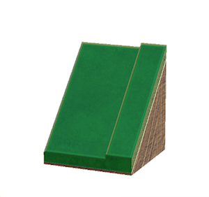 Green Sloped tiled roof