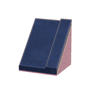 Pink Sloped tiled roof