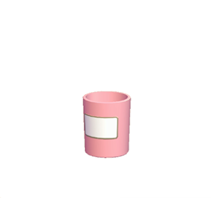 Pink Small garbage can