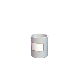 White Small garbage can