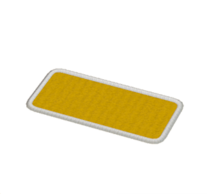 Yellow Small narrow rug