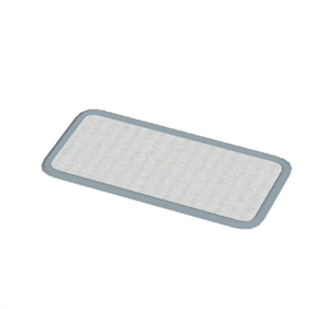 Gray Small narrow rug