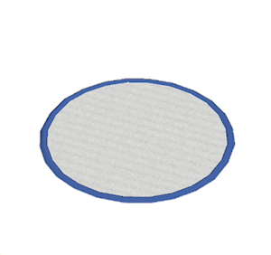 Navy Small round rug