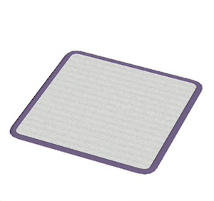 Plum Small square rug